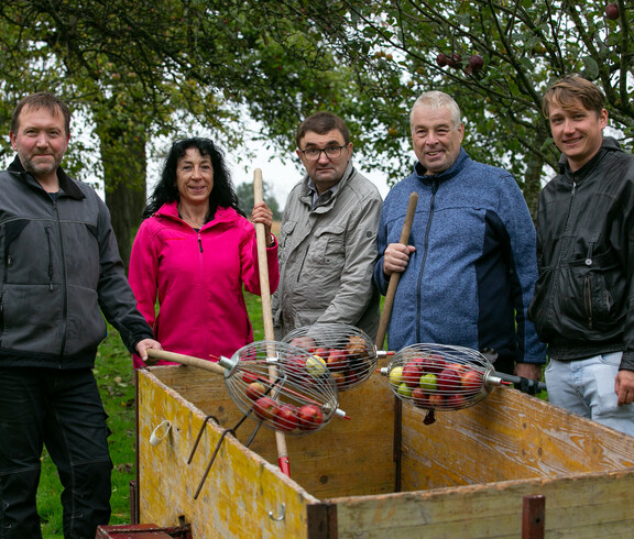 Rony Hofer, Claudia Vierlinger, Karl, Roland und Johannes Schneidinger.